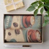 Café Chronicles: een reis door tijd en koffie Tissuepapier (Geschenk)