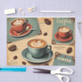 Café Chronicles: een reis door tijd en koffie Tissuepapier (Craft)