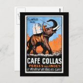 Cafe' Collas Briefkaart (Voorkant / Achterkant)