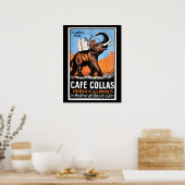 Cafe' Collas Coffee Poster (Keuken)