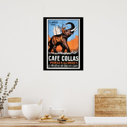 Cafe' Collas Coffee Poster (Keuken)