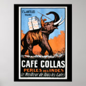 Cafe' Collas Coffee Poster (Voorkant)