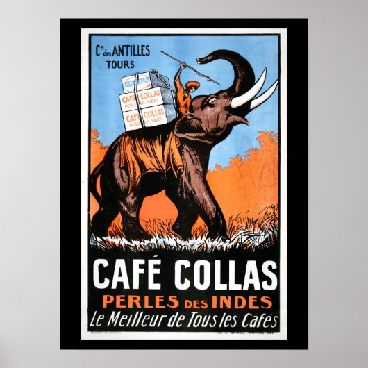 Cafe' Collas Coffee Poster (Voorkant)