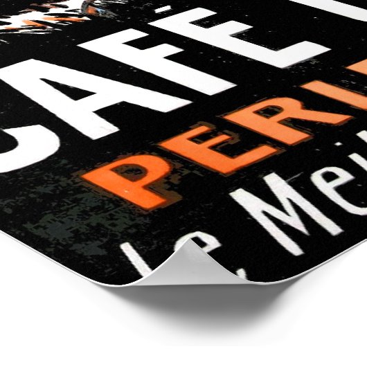 Cafe Collas Vintage Poster (Hoek)