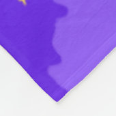 Café Colorful abstract energy wave Fleece Deken (Hoek)