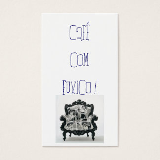 café com fuxico visitekaartjes