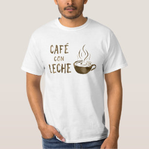 café con leche bokeh t-shirt