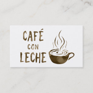 café con leche loyaliteitsprogramma klantenkaartje