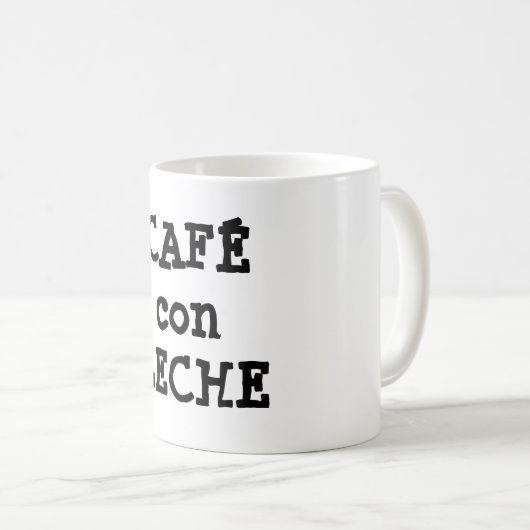 Cafe con Leche mok koffie (Voorkant rechts)