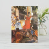 Cafe Concert in Les Ambassadeurs door Edgar Degas (Staand voorkant)