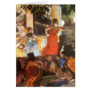 Cafe Concert in Les Ambassadeurs door Edgar Degas