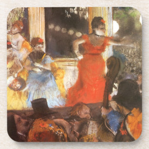 Cafe Concert in Les Ambassadeurs door Edgar Degas Bier Onderzetter