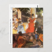 Cafe Concert in Les Ambassadeurs door Edgar Degas Briefkaart (Voorkant / Achterkant)