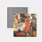 Cafe Concert in Les Ambassadeurs door Edgar Degas Magneet (Voorkant / Achterkant)