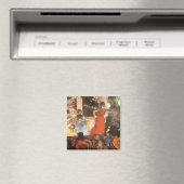 Cafe Concert in Les Ambassadeurs door Edgar Degas Magneet (Insitu (Vaatwasser))