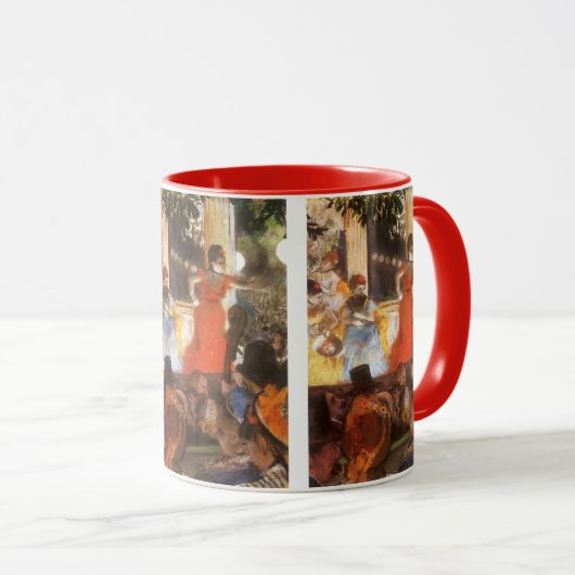 Cafe Concert in Les Ambassadeurs door Edgar Degas Mok (Voorkant rechts)