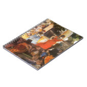 Cafe Concert in Les Ambassadeurs door Edgar Degas Notitieboek (Linkerzijde)