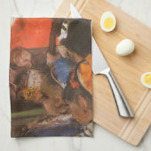 Cafe Concert in Les Ambassadeurs door Edgar Degas Theedoek (Quarter Fold)