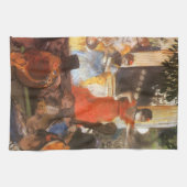 Cafe Concert in Les Ambassadeurs door Edgar Degas Theedoek (Horizontaal)