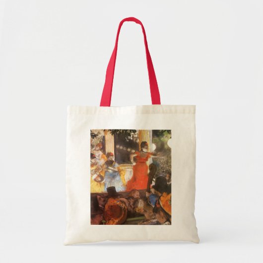 Cafe Concert in Les Ambassadeurs door Edgar Degas Tote Bag (Voorkant)