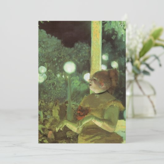 Cafe concert van Edgar Degas,  kunst (Staand voorkant)