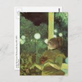 Cafe concert van Edgar Degas,  kunst Briefkaart (Voorkant / Achterkant)