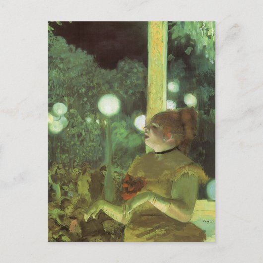 Cafe concert van Edgar Degas,  kunst Briefkaart (Voorkant)