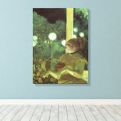 Cafe concert van Edgar Degas,  kunst Canvas Afdruk (Insitu (Houten vloer))