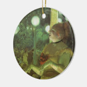 Cafe concert van Edgar Degas,  kunst Keramisch Ornament (Links)