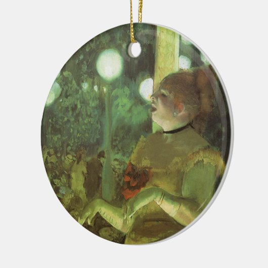 Cafe concert van Edgar Degas,  kunst Keramisch Ornament (Links)