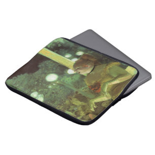 Cafe concert van Edgar Degas,  kunst Laptop Sleeve