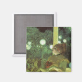 Cafe concert van Edgar Degas,  kunst Magneet (Voorkant / Achterkant)