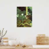 Cafe concert van Edgar Degas,  kunst Poster (Keuken)