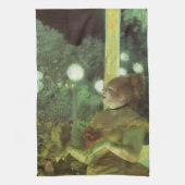 Cafe concert van Edgar Degas,  kunst Theedoek (Verticaal)