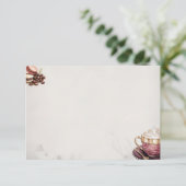 Café Crémeux Basic Blank Recept Kaart (Staand voorkant)