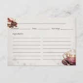 Café Crémeux Basic Recept Kaart (Voorkant)