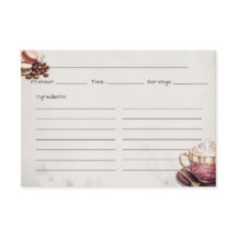 Café Crémeux Basic Recept Kaart