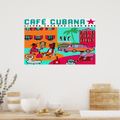café cubana poster (Keuken)