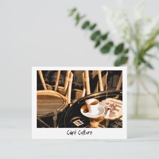 Café Culture Briefkaart (Staand voorkant)