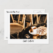 Café Culture Briefkaart (Voorkant / Achterkant)