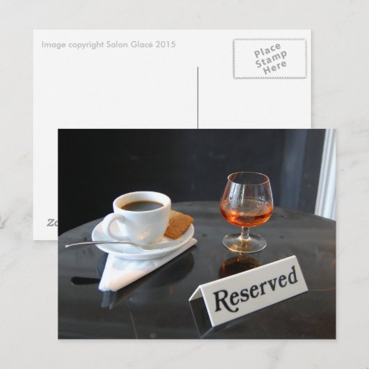 Café Culture Briefkaart (Voorkant / Achterkant)