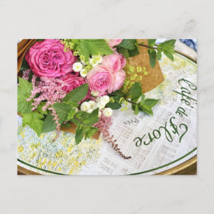 Cafe de Flore in Parijs Ansichtkaart Briefkaart