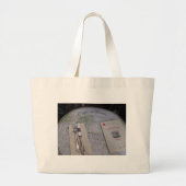 Cafe de Flore, Parijs, Frankrijk - Plaatsing, Menu Grote Tote Bag (Voorkant)