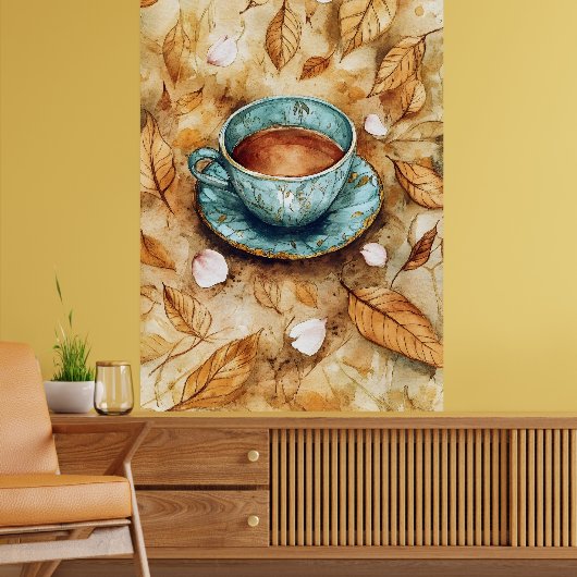 "Café de olla," een traditionele Mexicaanse drank. Poster (Woonkamer 2)