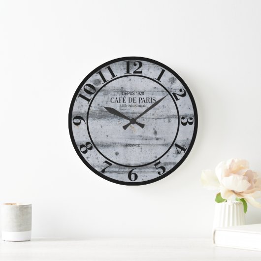 Cafe de Paris France Simulate Wood Plank Grote Klok (Huis)