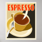 Cafe Deco Espresso Poster (Voorkant)
