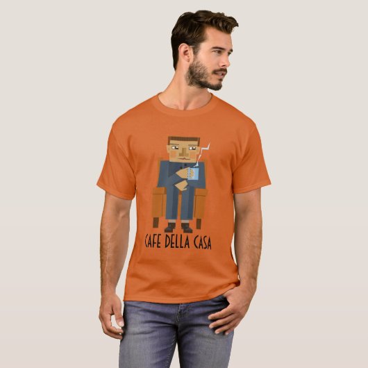 Cafe della casa t-shirt (Voorkant volledig)