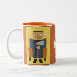 cafe della casa tweekleurige koffiemok