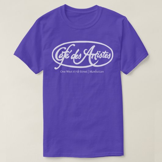 Café des Artists T-shirt (Design voorkant)