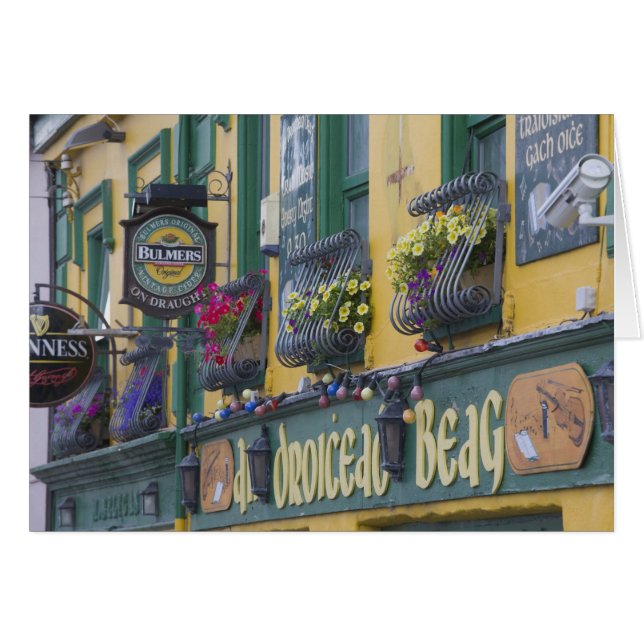 Café, Dingle, Dingle-schiereiland, County Kerry, (Voorkant Horizontaal)
